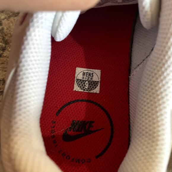 Nike Air Max SC 'White University Red' Suede Leather Sneakers Men's Size 9 GUC - Picture 11 of 11